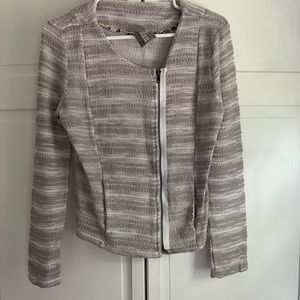 Dolan left coast collection zip up sweater